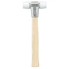Image de Maillet BASEPLEX, Nylon / nylon avec boîtier en zinc moulé et manche en bois - D=30 mm - 3908.030