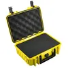 Image de B&W International 1000/Y/SI Valise Antichoc/étanche/ultrarésistante avec Insert Mousse prédécoupé pour Appareil Photo Jaune