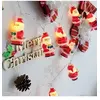 Image de Guirlande Lumineuse 3M LED avec 30 LED Père Noël pour Noël Soirée Maison Jardin, Blanc Chaud [Batterie alimenté]