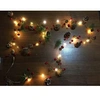 Image de Guirlande Lumineuse 2M LED avec 20 Micro LED pour Noël Soirée Fête Maison Jardin, Pomme de pin et Cloche - Blanc Chaud [Batterie alimenté]