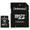 Image de Intenso - Carte mémoire flash (adaptateur microSDXC vers SD inclus(e)) - 64 Go - Class 10 - micro SDXC