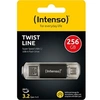 Image de Twist Line lecteur USB flash 256 Go USB Type-A / USB Type-C 3.2 Gen 1 (3.1 Gen 1) Anthracite