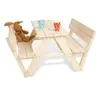Image de Pinolino - Table picnic Nicki avec dossiers pour 4 enfants - brut
