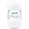 Image de Fil à tricoter COTTON QUICK UNI - Gründl - PPSC - certifié Oeko-Tex(...) - 01 Blanc