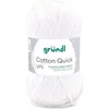 Image de Fil à tricoter COTTON QUICK UNI - Gründl - PPSC - certifié Oeko-Tex(...) - 101 Ecru