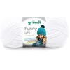Image de Fil à tricoter effet velour FUNNY - - 100 Gr - Oeko-Tex(...) - 01 Blanc