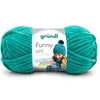 Image de Fil à tricoter effet velour FUNNY - - 100 Gr - Oeko-Tex(...) - 15 Vert