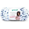 Image de Layette à tricoter FUNNY COLOR - - certifiée Oeko-Tex(...) - Bleu (03)