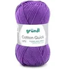 Image de Fil à tricoter COTTON QUICK UNI - Gründl - PPSC - certifié Oeko-Tex(...) - 130 Violet