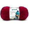 Image de Fil à tricoter effet velour FUNNY - - 100 Gr - Oeko-Tex(...) - 23 Rouge