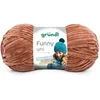 Image de Fil à tricoter effet velour FUNNY - - 100 Gr - Oeko-Tex(...) - 26 Marron