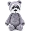 Image de Kit de Crochet Gründl - Wilma le Raton Laveur - Tout inclus pour créer une peluche adorable(...) - Gris