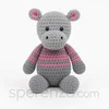 Image de Kit de crochet Gründl Nelly l'Hippopotame - Créez votre hippo amigurumi en 100 % coton en fil Funny certifié OEKO-TEX(...) - Multicolore