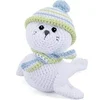 Image de Kit de crochet Gründl Robbie le Phoque - Créez votre phoque amigurumi en 100 % coton(...) - Blanc