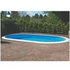 Image de Piscine acier enterrée ovale en kit 7mx 3.5mx 1.2m Edg WM243