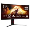 Image de AOC Moniteur Incurvé, CU34G4ZCA 34 Pouce 240Hz Fast VA Dalle, 1ms GtG, HDR400, FreeSync Premium, Ajustable en Hauteur, USB Hub(3440x1440 HDMI 2X 2.1 DP 1x 1.4) Noir en occasion ou reconditionné