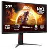 Image de AOC Gaming Moniteur U27G4XM 27 Pouce 160Hz Fast IPS Dalle, 1ms GtG, HDR1000, G-Sync Comp., Ajustable en Hauteur, USB Hub(3840x2160 HDMI 2X 2.1 DP 1x 1.4) Noir en occasion ou reconditionné