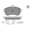 Image de Kit De Plaquettes De Frein, Frein À Disque Meyle-Original Quality 025 243 0620/K1 Meyle 0252430620/K1 Mercedes-Benz