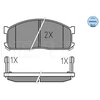 Image de Kit De Plaquettes De Frein, Frein À Disque Meyle-Original Quality 025 200 0215/W Meyle 0252000215/W Kia;Mazda