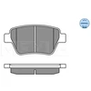 Image de Kit De Plaquettes De Frein, Frein À Disque Meyle-Original Quality 025 245 6317 Meyle 0252456317 Audi;Seat;Skoda;Volkswagen