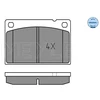 Image de Kit De Plaquettes De Frein, Frein À Disque Meyle-Original Quality 025 201 5316 Meyle 0252015316 Volvo