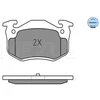 Image de Kit De Plaquettes De Frein, Frein À Disque Meyle-Original Quality 025 209 7311 Meyle 0252097311 Citroen;Peugeot;Renault