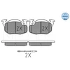 Image de Kit De Plaquettes De Frein, Frein À Disque Meyle-Original Quality 025 209 0518/W Meyle 0252090518/W Citroen;Peugeot;Renault