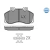 Image de Kit De Plaquettes De Frein, Frein À Disque Meyle-Original Quality 025 298 3521 Meyle 0252983521 Mercedes-Benz