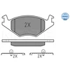 Image de Kit De Plaquettes De Frein, Frein À Disque Meyle-Original Quality 025 208 8715 Meyle 0252088715 Seat;Volkswagen