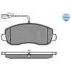 Image de Kit De Plaquettes De Frein, Frein À Disque Meyle-Original Quality 025 251 4718/W Meyle 0252514718/W Nissan;Opel;Renault;Vauxhall