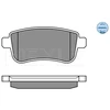 Image de Kit De Plaquettes De Frein, Frein À Disque Meyle-Original Quality 025 248 2015 Meyle 0252482015 Renault