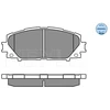 Image de Kit De Plaquettes De Frein, Frein À Disque Meyle-Original Quality 025 243 4717 Meyle 0252434717 Daihatsu;Toyota
