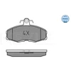 Image de Kit De Plaquettes De Frein, Frein À Disque Meyle-Original Quality 025 208 6117 Meyle 0252086117 Ford;Skoda;Volkswagen
