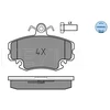 Image de Kit De Plaquettes De Frein, Frein À Disque Meyle-Original Quality 025 214 6318/W Meyle 0252146318/W Dacia;Peugeot;Renault