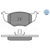 Image de Kit De Plaquettes De Frein, Frein À Disque Meyle-Original Quality 025 218 6617 Meyle 0252186617 Seat;Skoda;Volkswagen