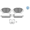 Image de Kit De Plaquettes De Frein, Frein À Disque Meyle-Original Quality 025 235 1015/W Meyle 0252351015/W Toyota