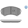 Image de Kit De Plaquettes De Frein, Frein À Disque Meyle-Original Quality 025 234 8816/W Meyle 0252348816/W Mitsubishi