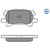 Image de Kit De Plaquettes De Frein, Frein À Disque Meyle-Original Quality 025 239 6715 Meyle 0252396715 Lexus