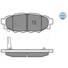 Image de Kit De Plaquettes De Frein, Frein À Disque Meyle-Original Quality 025 242 7114/W Meyle 0252427114/W Subaru;Toyota
