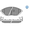 Image de Kit De Plaquettes De Frein, Frein À Disque Meyle-Original Quality 025 252 6817/W Meyle 0252526817/W Chevrolet