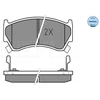 Image de Kit De Plaquettes De Frein, Frein À Disque Meyle-Original Quality 025 230 0415/W Meyle 0252300415/W Nissan