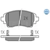 Image de Kit De Plaquettes De Frein, Frein À Disque Meyle-Original Quality 025 230 8818/W Meyle 0252308818/W Toyota