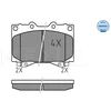 Image de Kit De Plaquettes De Frein, Frein À Disque Meyle-Original Quality 025 235 2415/W Meyle 0252352415/W Lexus;Toyota