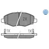 Image de Kit De Plaquettes De Frein, Frein À Disque Meyle-Original: True To Oe. 025 245 2316/W Meyle 0252452316/W Toyota