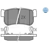 Image de Kit De Plaquettes De Frein, Frein À Disque Meyle-Original Quality 025 236 7315/W Meyle 0252367315/W Ssangyong