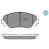 Image de Kit De Plaquettes De Frein, Frein À Disque Meyle-Original Quality 025 243 3717 Meyle 0252433717 Toyota