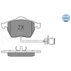 Image de Kit De Plaquettes De Frein, Frein À Disque Meyle-Original Quality 025 206 7619/W Meyle 0252067619/W Audi