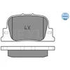 Image de Kit De Plaquettes De Frein, Frein À Disque Meyle-Original: True To Oe. 025 235 9215 Meyle 0252359215 Toyota