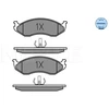 Image de Kit De Plaquettes De Frein, Frein À Disque Meyle-Original Quality 025 218 2217 Meyle 0252182217 Jeep;Kia