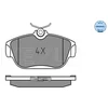 Image de Kit De Plaquettes De Frein, Frein À Disque Meyle-Original Quality 025 201 6418 Meyle 0252016418 Volvo